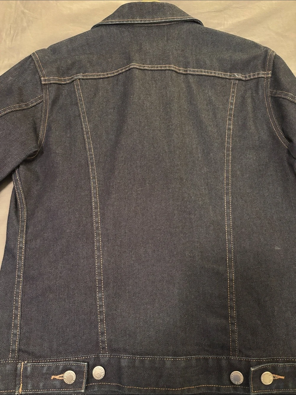 Banana Republic Men's Dark Indigo Denim Shirt Jacket